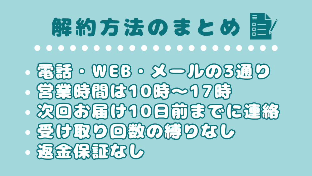 P3サプリ 解約5